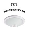 Abcled.ee - Ceiling light with PIR sensor 2x40W Е27