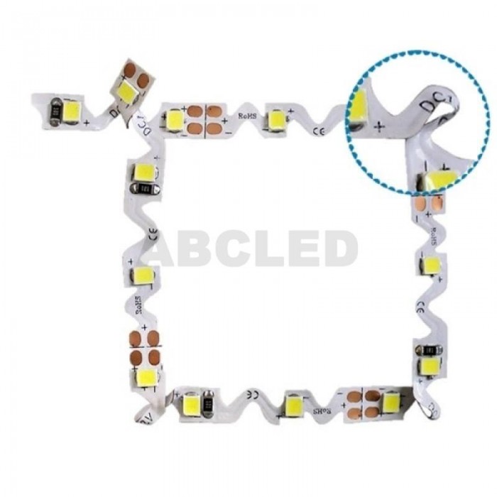 Abcled.ee - LED Strip S-Type Red 2835smd, 60Led/m, 6W/m, 1200
