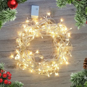 Led Christmas lights 200led 12m WARM  with controller connectable