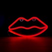 Abcled.ee - LED Neon lamp LIPS red battery/USB