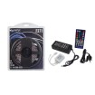 Kit LED strip RGB+W 5m 5050 300LED remote 24key adapter 12V 2A