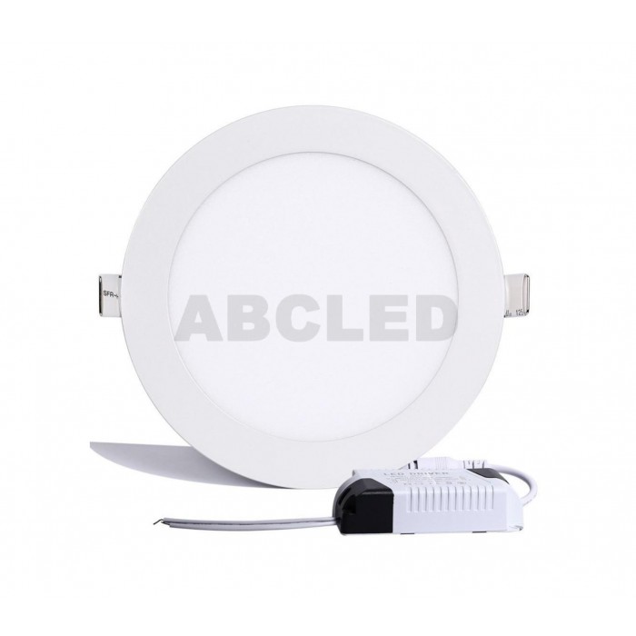 Abcled.ee - LED panel light round recessed 18W 6000K 1440Lm