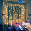 LED light curtains WIRE WARM 3mx2m USB Remote