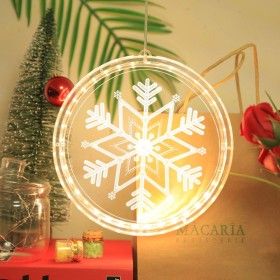 LED 3D Christmas SNOWFLAKE for window 3xAAA