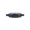 Waterproof cord switch 3A 250V black IP65 8mm cable