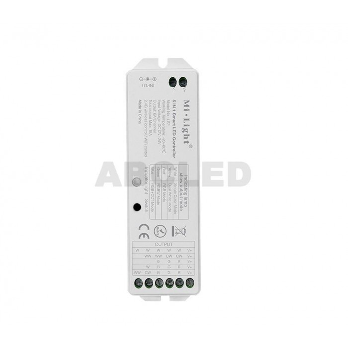Abcled.ee - 5 in1 Led controller 15A 12-24V Wifi, 2.4 GHz