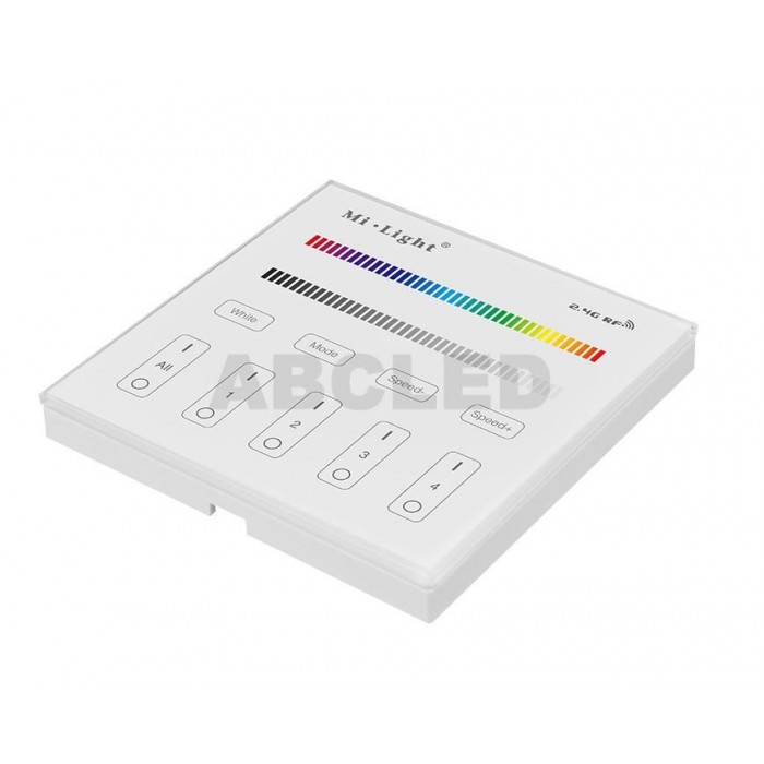 Abcled.ee - RGB/RGBW LED smart настенный пульт 2.4 GHz 4-Zone