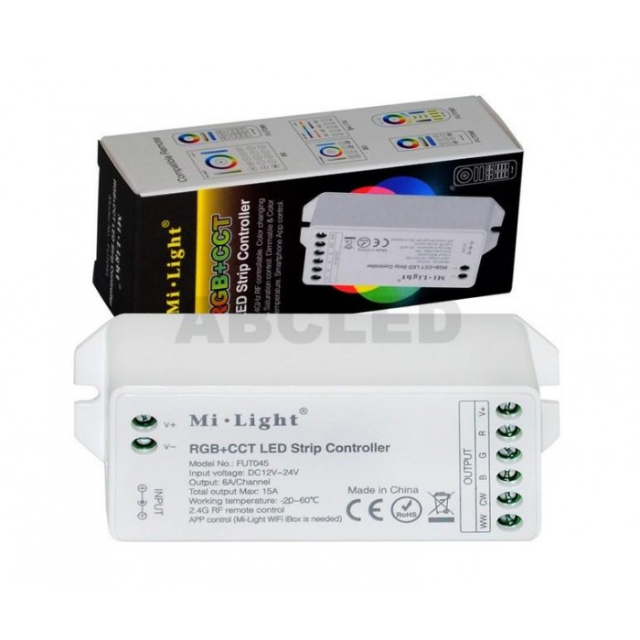 Abcled.ee - RGB+CCT Led kontroller 15A 12-24V Wifi, 2.4GHz