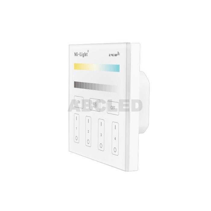 Abcled.ee - Dual White Led smart настенный пульт 2.4 GHz 4-Zone