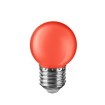 LED-polttimo E27 G45 1W 650LM Punainen