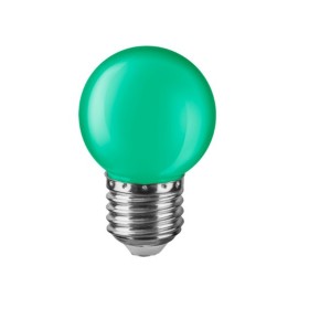 Led лампочка E27 G45 1W 650LM Зеленая