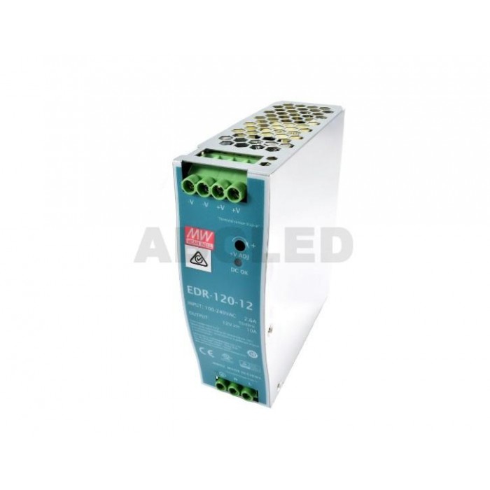 Abcled.ee - LED power supply 12V 10A 120W EDR Mean Well DIN