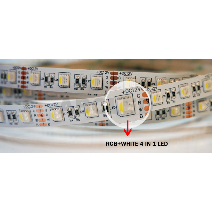 Abcled.ee - LED-nauha RGBW 4in1 5050smd 60Led/m 19.2W/m IP67