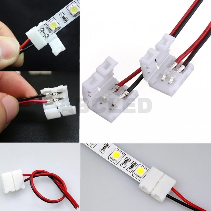 Abcled.ee - Led strip 2-connectors 2pin flexible 10mm