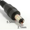 Abcled.ee - DC wire connector 5,5x2,1m (1-Female-to-6-Male)