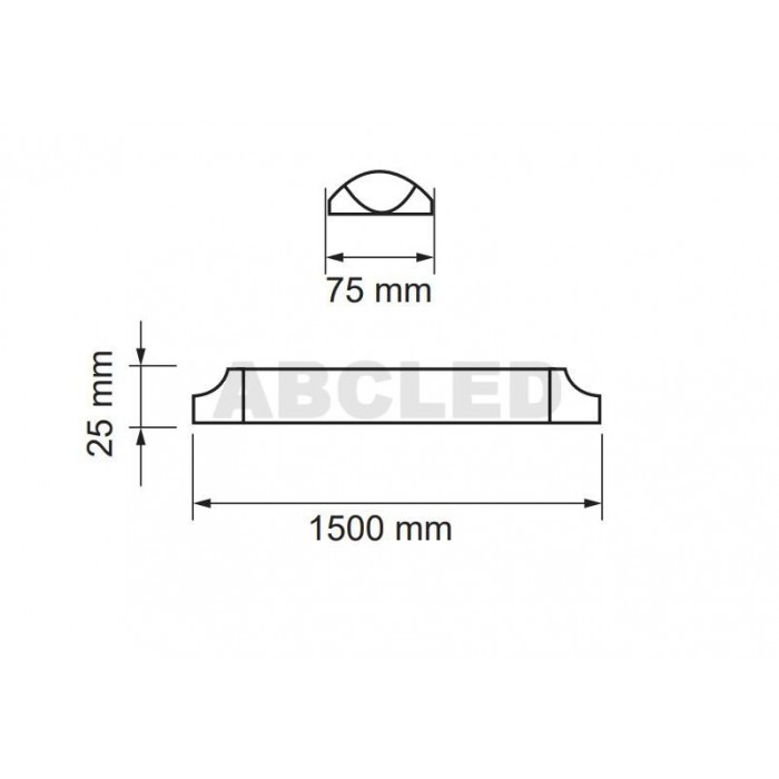 Abcled.ee - Led lineaarne lamp 48W 4000K 1500mm 3825Lm Standart