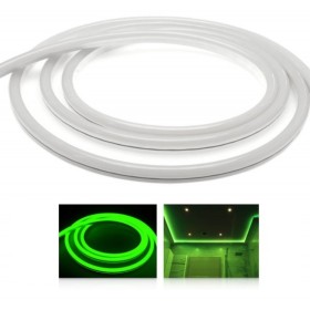 Neon Flex LED Strip Green 5050smd, 60Led/m, 14,4W/m, IP67, 12V Premium