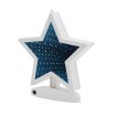 LED 3D Mirror koristeellinen kaunis "Star" USB-liitäntä / 3xAA
