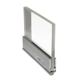 Aluminium profile AP2513 wall surface for glass