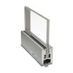Aluminium profile AP2335 wall surface for glass