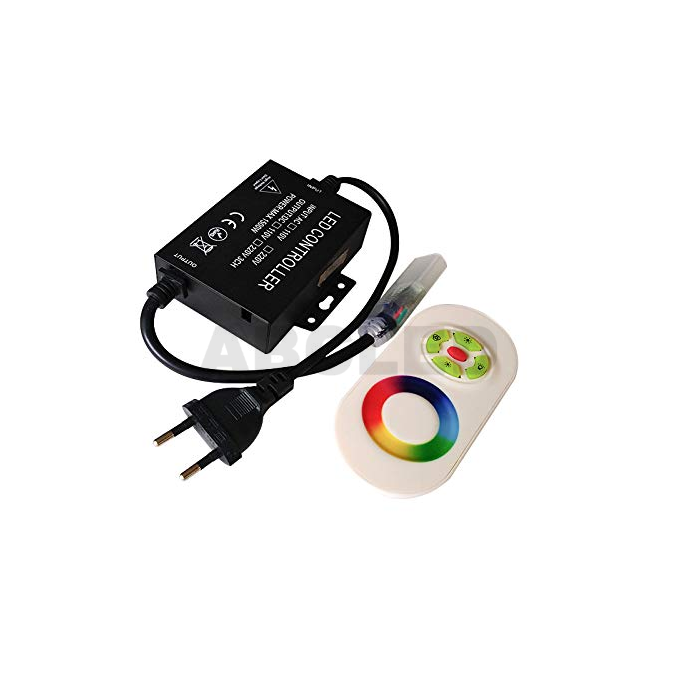 Abcled.ee - LED RGB RF контроллер с touch пультом для лент 220V